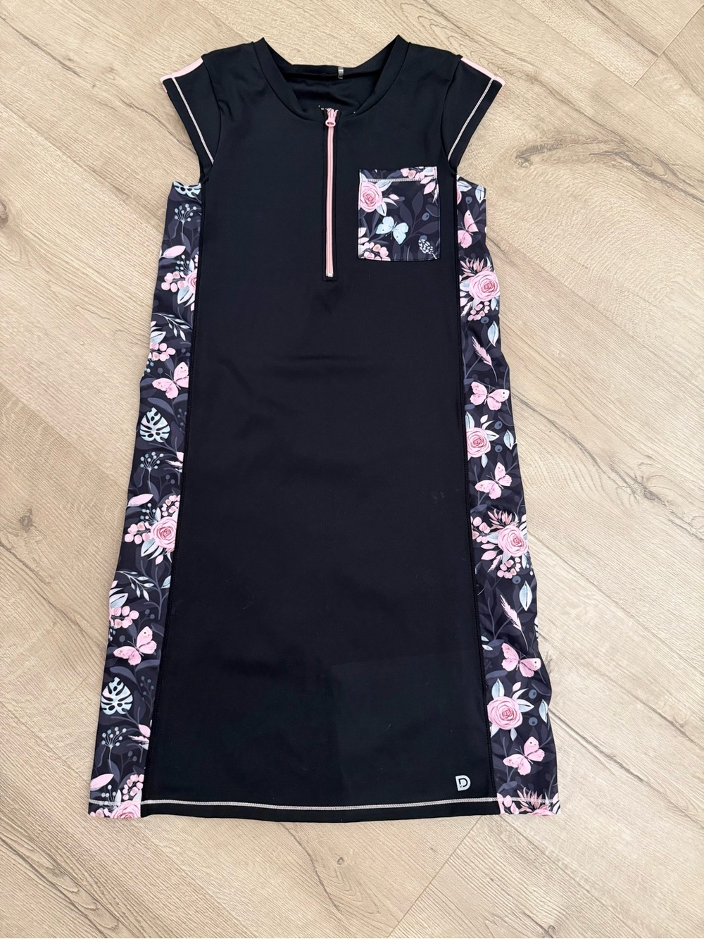 NEW - deux par deux Black Sport Dress